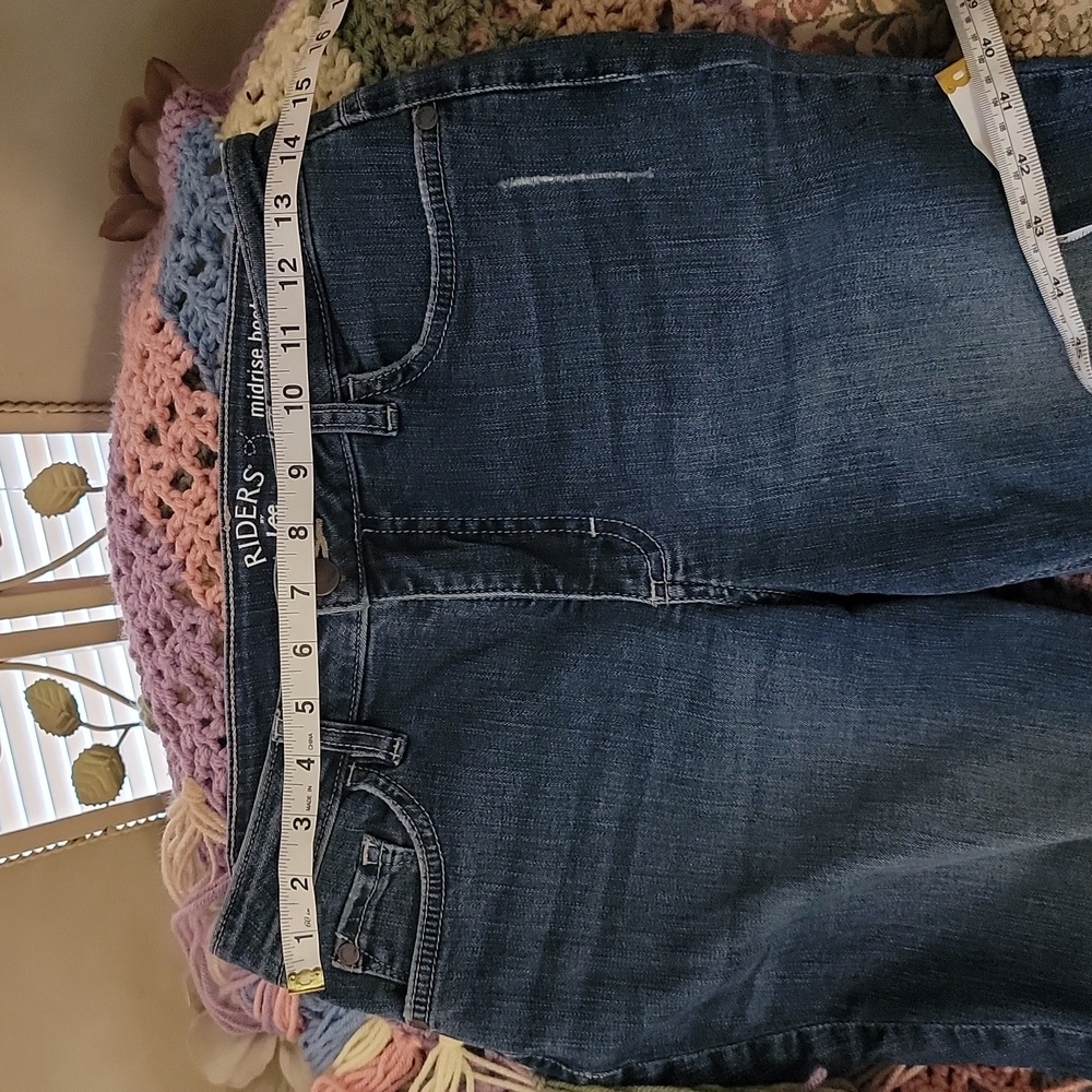 LEE Riders Midrise bootcut jeans size 6m - Picture 9 of 13